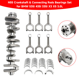 BMW 535i 435i 335i X3 X5 3.0L N55 Crankshaft & Connecting Rods Bearings Set 11217580483, 11212163665 Generic