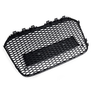 2012-2015 Audi A6 C7/S6 pre-facelift RS6 Style Honeycomb Front Bumper Grille Black Generic