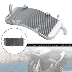 2017-2023 Yamaha T-max 530 560 Radiator Cooler Cooling Silver Generic