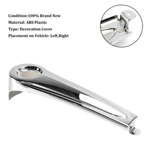 1986-2007 Harley Electra/Ultra/Street/Road Glide Tank Cap Cover Dash Panel Fairing Silver Generic