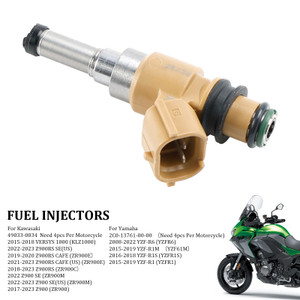 2015-2023 Kawasaki VERSYS 1000 Z900RS SE Z900 1pcs Fuel Injectors 49033-0034 Generic