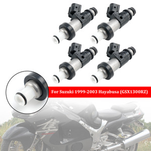 1999-2007 Suzuki GSX-R750 GSX-R600 GSX1300R 4pcs Fuel Injectors 06164-P8E-A00 15710-24F00 Generic