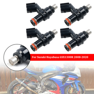 2007-2020 Suzuki GSXR1000 Hayabusa GSX1300R 4pcs Fuel Injectors 1571021H00 Generic