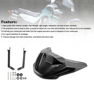 2023-2024 Honda XL750 Transalp Front Fender Beak Nose Extension Cover Spoilers Black Generic