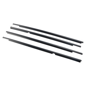 2005-2010 Toyota Yaris Vitz 4pcs Outer Door Glass Weatherstrip Moulding 68160-52110 Generic