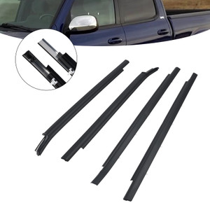 2000-2006 Toyota Tundra 4pcs Weatherstrip Outer Lower Window Glass Seal Kit 75720-0C010 Generic