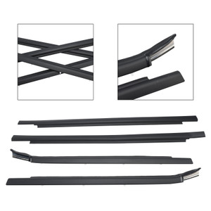 2000-2006 Toyota Tundra 4pcs Weatherstrip Outer Lower Window Glass Seal Kit 75720-0C010 Generic