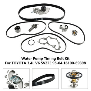1995-2004 TOYOTA 3.4L V6 5VZFE Water Pump Timing Belt Kit 13568-69095 Generic