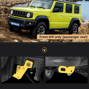2019-2023 Suzuki Jimny Left Front Towing Hitch Trailer Hitch JB64W JB74 Yellow Generic