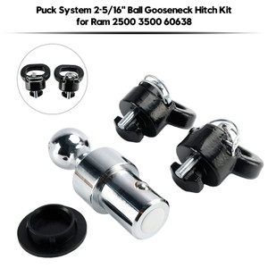 Puck System 2-5/16" Ball Gooseneck Hitch Kit for Ram 2500 3500 60638