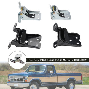 1980-1997 Ford F150 F-250 F-350 Mercury 4PCS Front Upper Lower Door Hinge 925-066 Generic