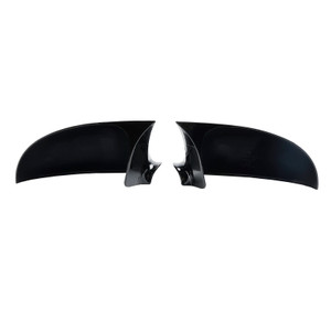 2005-2011 VW Jetta Gloss Black Wing Door Mirror Cover Caps Left + Right Generic