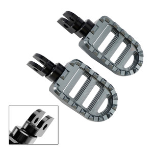 1994-2023 Yamaha XSR700 XSR900 FJR1300 YZF-R6 YZF-R1 Front Footrests Foot Peg Gray Generic