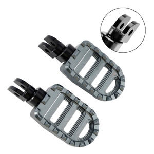 1994-2023 Yamaha XSR700 XSR900 FJR1300 YZF-R6 YZF-R1 Front Footrests Foot Peg Gray Generic
