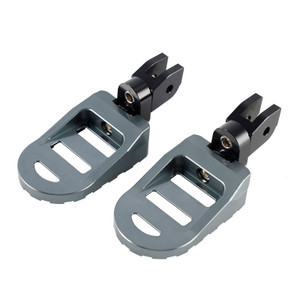 2019-2024 Moto Guzzi V85 TT/ V100 Mandello/ V7 850 Front Footrests Foot Peg Gray Generic