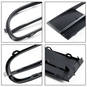 2012-2016 VW Beetle Front Bumper Lower Grille + Fog Light Grille W/ Chrome Generic