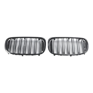 2016-2018 BMW 7 Series G11 G12 Front Kidney Grille Black 2 Slat Generic