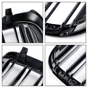 2016-2018 BMW 7 Series G11 G12 Front Kidney Grille Black 2 Slat Generic