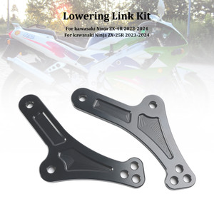 2023-2024 kawasaki ZX-25R ZX-4R Adjustable Lower Suspension Links Black Generic