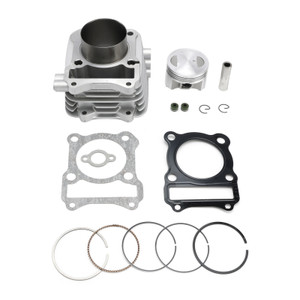 2003-2013 Suzuki EN 125 4T AC GZ 125 Marauder 4T AC 150cc Cylinder w/SLS Flat Piston Gaskets Kit Generic