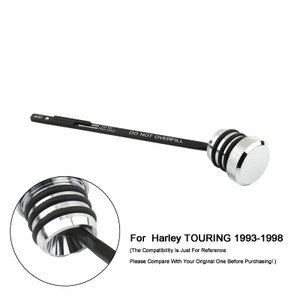 1993-1998 TOURING FLHT FLHS FLTC Oil Dipstick Tank Cap Plug 0710-0002 Silver Generic