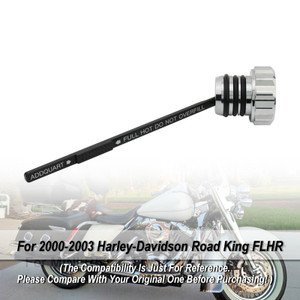 2000-2006 Touring Road King Electra Glide Oil Dipstick Tank Cap Plug 0710-0121 Silver Generic