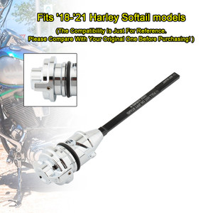 2018-2022 Harley Softail Breakout Fat Boy 114 Street Bob Oil Dipstick Tank Cap Plug Silver Generic