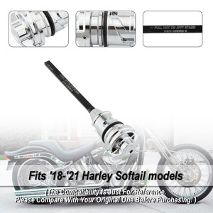 2018-2022 Harley Softail Breakout Fat Boy 114 Street Bob Oil Dipstick Tank Cap Plug Silver Generic