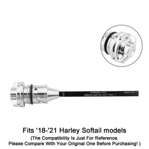 2018-2022 Harley Softail Breakout Fat Boy 114 Street Bob Oil Dipstick Tank Cap Plug Silver Generic