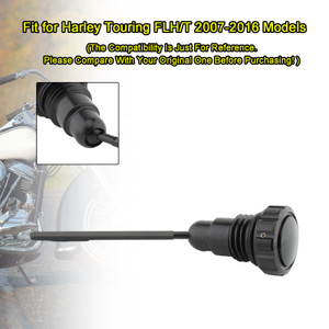2007-2016 Harley Touring FLH/T Models Oil Dipstick Tank Cap Plug Black Generic