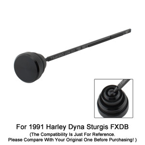1991-1998 Harley Dyna Wide Glide FXDL Oil Dipstick Tank Cap Plug 0710-0001 Black Generic