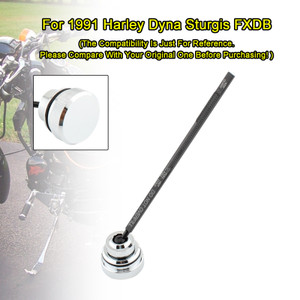 1991-1998 Harley Dyna Wide Glide FXDL Oil Dipstick Tank Cap Plug 0710-0001 Silver Generic