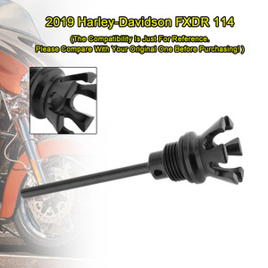 2002-2011 Harley Softail Road Glide Street Bob Oil Dipstick Tank Cap Plug Black Generic