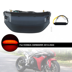 2013-2024 HONDA CBR600RR LED Rear Tail Brake Turn Signals Light Black Generic