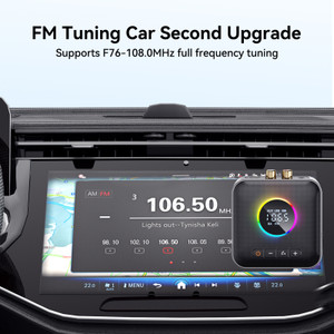 5.4 Bluetooth Adapter Audio Receiver FM Transmitter Lossless U Disk One to Two