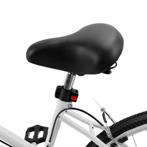 Urban Lady Girl's Bicycle Women's Beach Cruiser Bike 26 Inches 7 Speed White