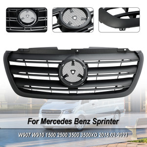 2019-2022 Mercedes Sprinter 1500 2500 3500 W907 Front Bumper Grille Grill
