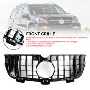2010-2012 Mercedes-Benz GL-Class X164 GL450 GL500 Front Bumper Grill Grille
