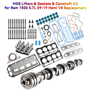 2009 Chrysler Aspen 5.7L Engine V8 MDS Lifters & Gaskets & Camshaft Kit