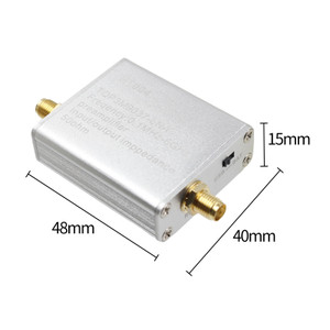 100K-6GHz Full Band Low Noise Amplifier 20dB High Gain Power Preamplifier HT004