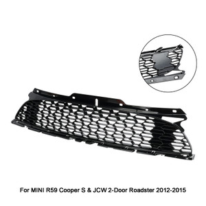 2009-2013 MINI R57 Cooper S & JCW 2-Door Convertible Front Bumper Grille Black Generic