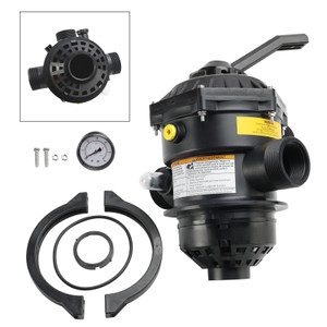 1-1/2"Inch 6-Way Clamp Style Valve Compatible with Pool & Spa Sand Filter 262506 Generic