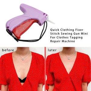Clothes Tagging Repair Machine Quick Clothing Fixer Stitch Sewing Gun Mini Generic