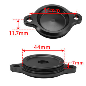 Engine Oil Filter Cover Black For Honda Super Cub C125 Hunter Cub CT110 CT125