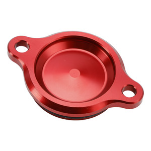 CNC Red Oil Filter Cover For Honda Grom MSX125 (JC92) ST125 Dax Z125 Monkey