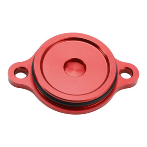 CNC Red Oil Filter Cover For Honda Grom MSX125 (JC92) ST125 Dax Z125 Monkey