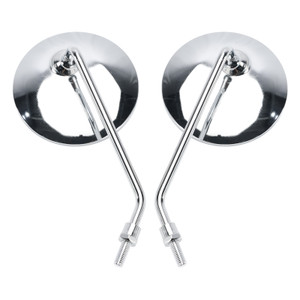 1965-1969 Honda S90 Rearview Mirrors Left and Right M8x1.25 88120-028-600 88110-028-600 Chrome Generic