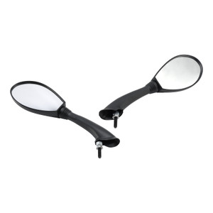 2002-2014 Derbi Boulevard 50 100 150 Rearview Mirrors Left and Right M8x1.25 Black CM027004 CM027005 581555 581554 Generic