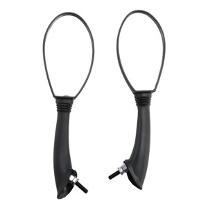 1998-2006 Vespa ET2 ET4 2T 4T Rearview Mirrors Left and Right M8x1.25 Black CM027004 CM027005 581555 581554 Generic
