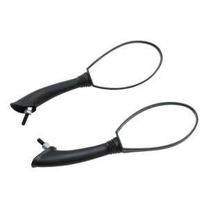 1998-2006 Vespa ET2 ET4 2T 4T Rearview Mirrors Left and Right M8x1.25 Black CM027004 CM027005 581555 581554 Generic